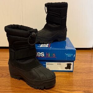 Skechers Kids Black Waterproof Boots